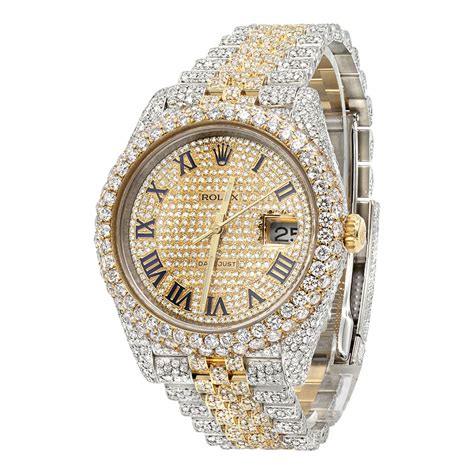 fake diamond watch ebay|fake diamond watches for men.